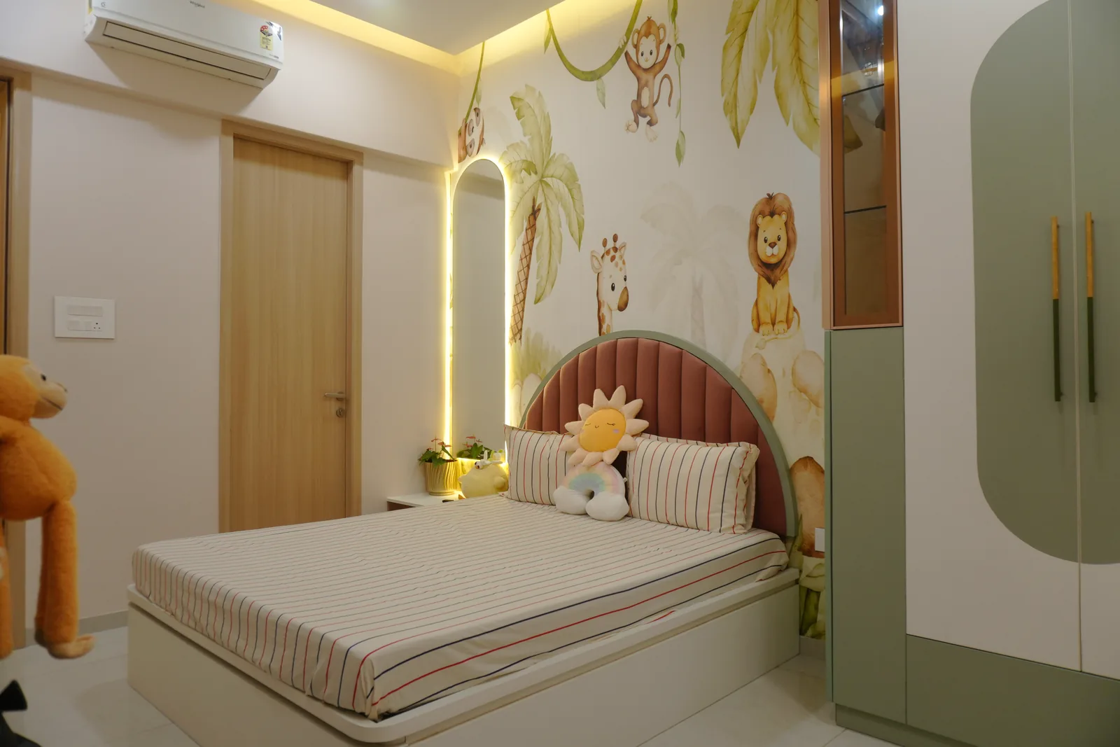 The second bedroom — after