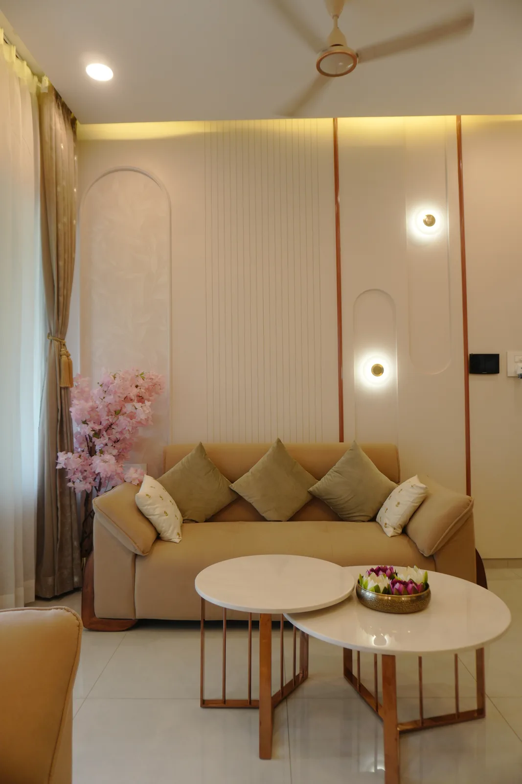 A finished Hauspire home interior in Pune — designed and made in our own Balewadi factory